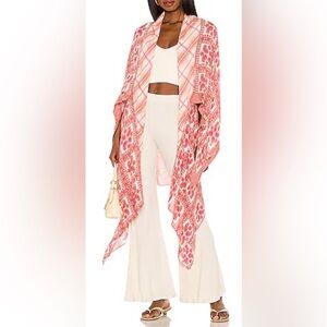Free People American Pie Patchwork Kimono. OS